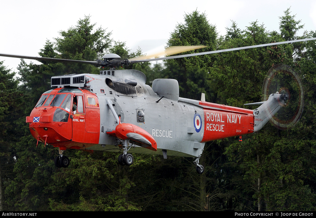 Aircraft Photo of ZA134 | Westland WS-61 Sea King HU5 | UK - Navy | AirHistory.net #77630