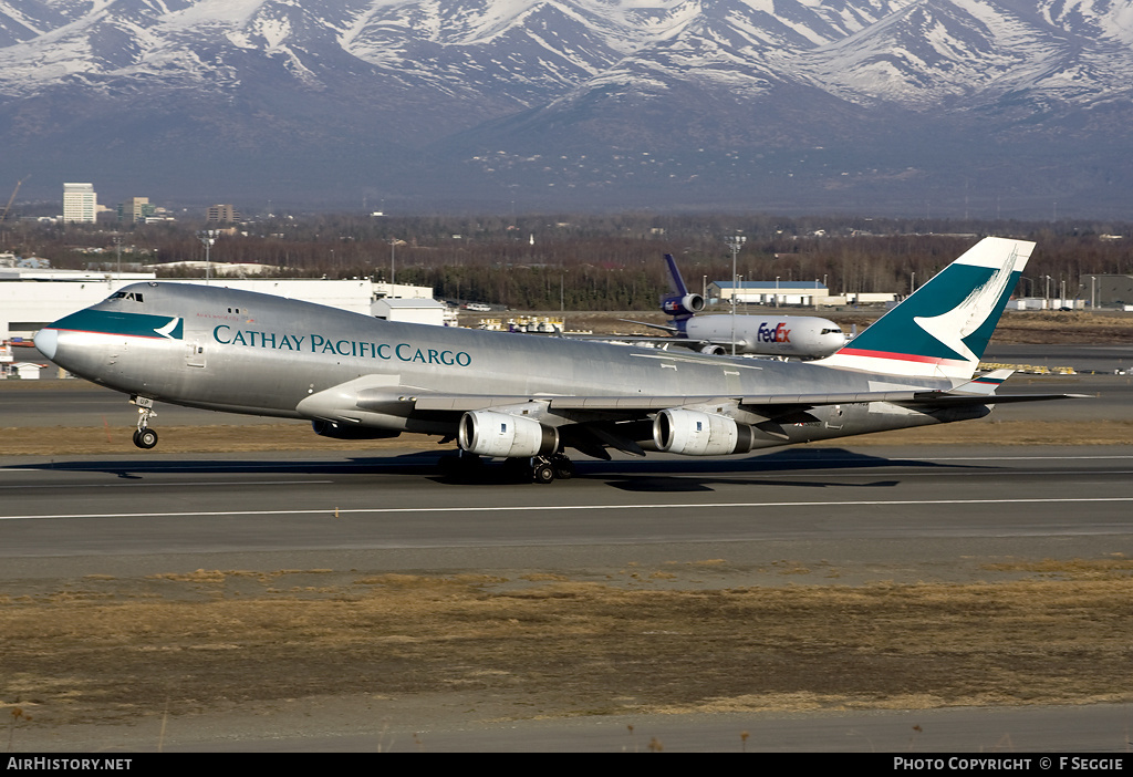 Aircraft Photo of B-HUP | Boeing 747-467F/SCD | Cathay Pacific Airways Cargo | AirHistory.net #77636