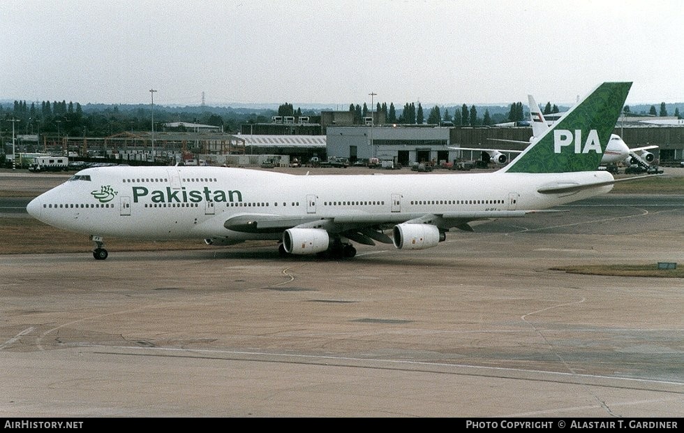 Aircraft Photo of AP-BFY | Boeing 747-367 | Pakistan International Airlines - PIA | AirHistory.net #77647