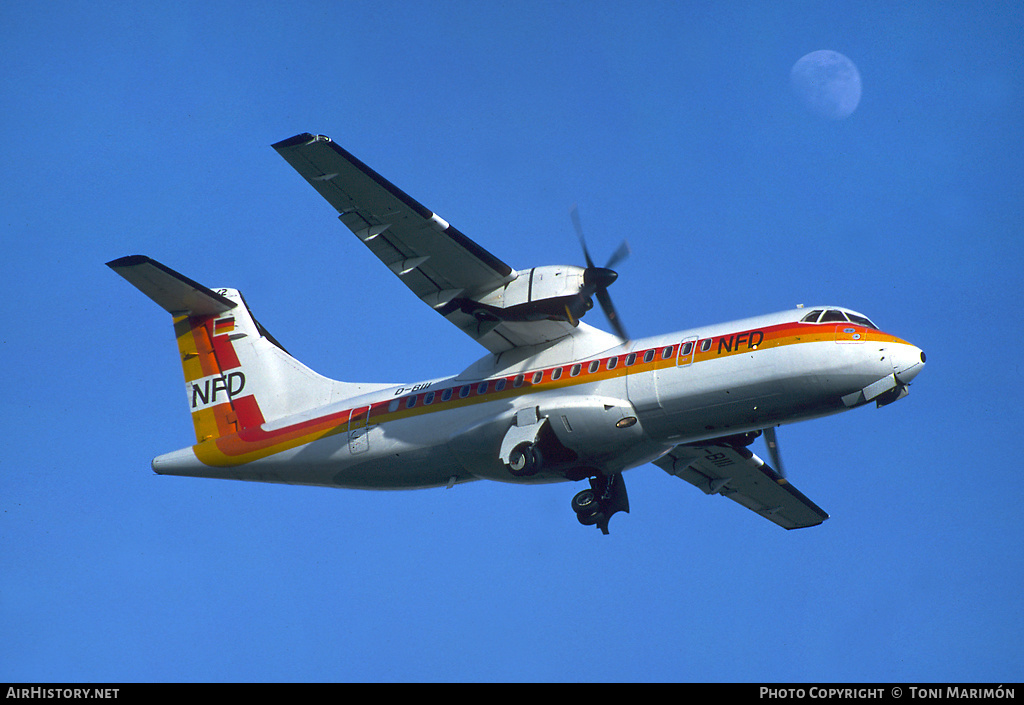 Aircraft Photo of D-BIII | ATR ATR-42-300 | NFD - Nürnberger Flugdienst | AirHistory.net #77665