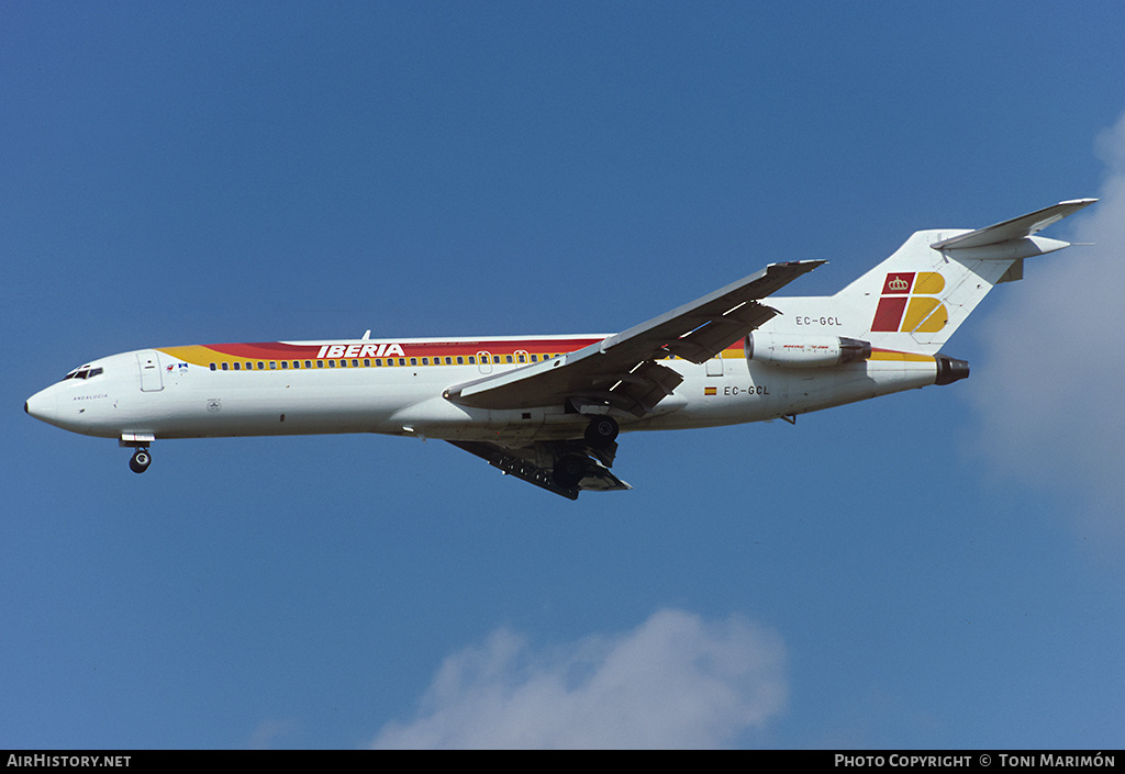 Aircraft Photo of EC-GCL | Boeing 727-256/Adv | Iberia | AirHistory.net #77668