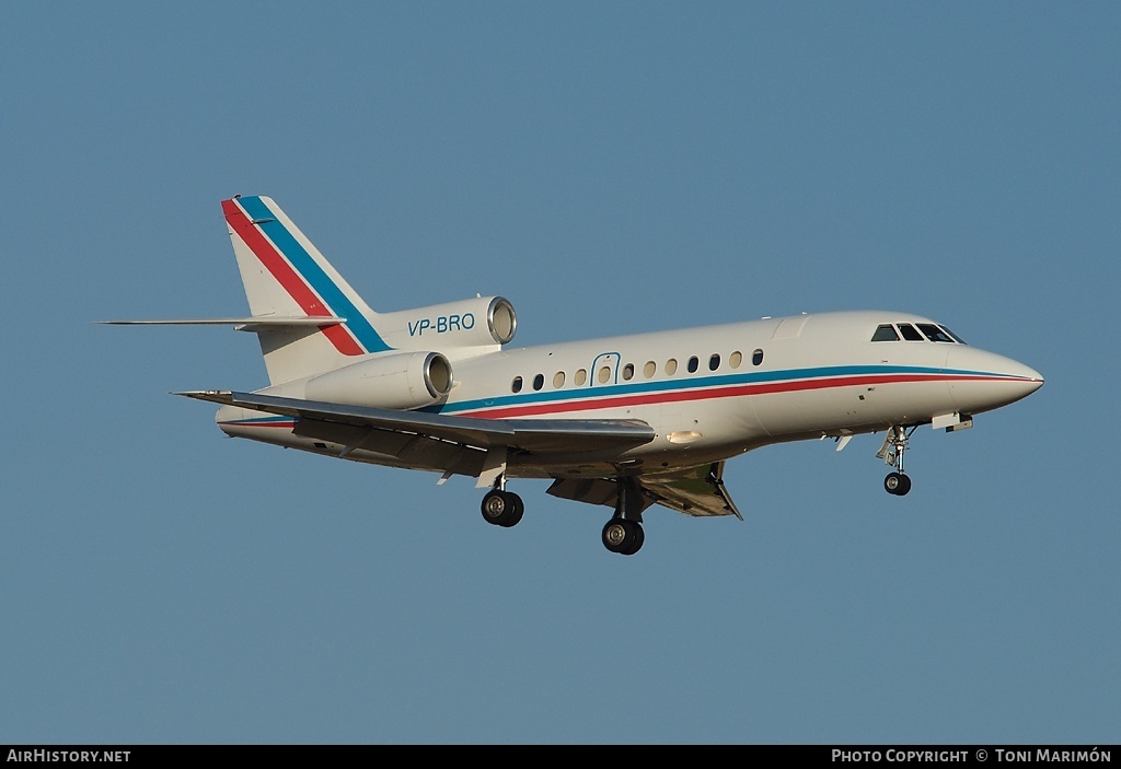 Aircraft Photo of VP-BRO | Dassault Falcon 900EX | AirHistory.net #77682