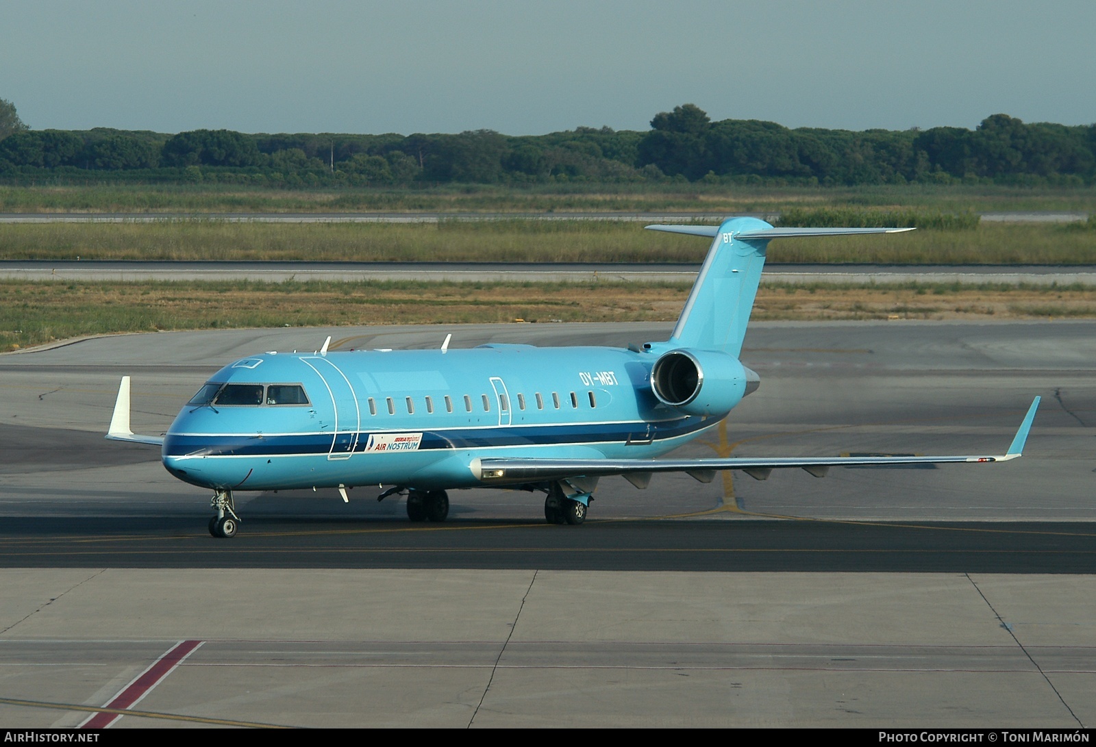 Aircraft Photo of OY-MBT | Bombardier CRJ-200LR (CL-600-2B19) | Air Nostrum | AirHistory.net #77683