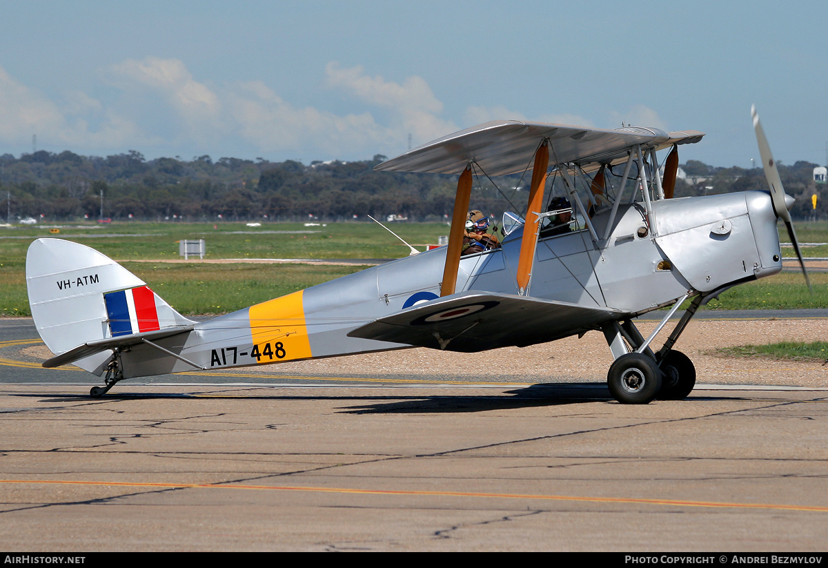 Aircraft Photo of VH-ATM / A17-448 | De Havilland D.H. 82A Tiger Moth | Australia - Air Force | AirHistory.net #77690