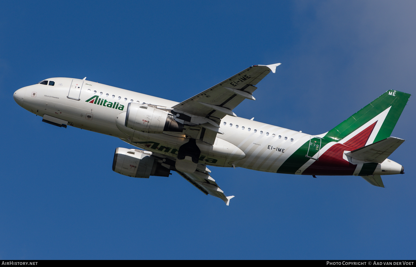 Aircraft Photo of EI-IME | Airbus A319-112 | Alitalia | AirHistory.net #77696