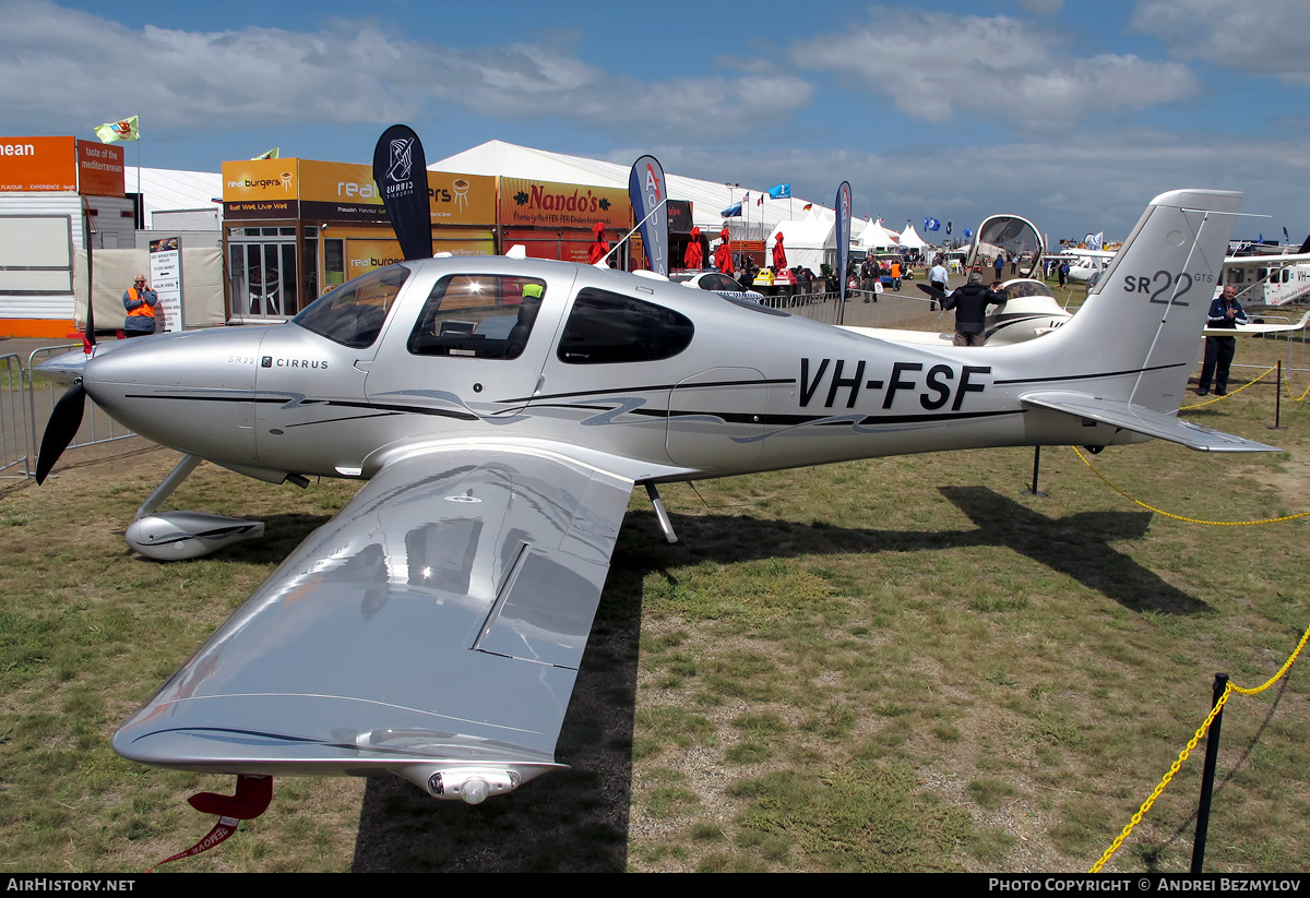 Aircraft Photo of VH-FSF | Cirrus SR-22 G3-GTS | AirHistory.net #77714