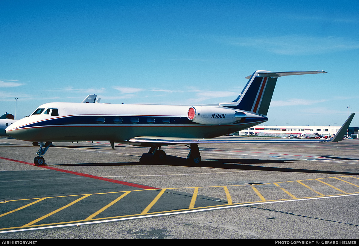 Aircraft Photo of N760U | Grumman G-1159B Gulfstream II-B | AirHistory.net #77715