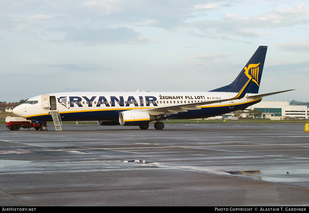 Aircraft Photo of EI-DLG | Boeing 737-8AS | Ryanair | AirHistory.net #77727