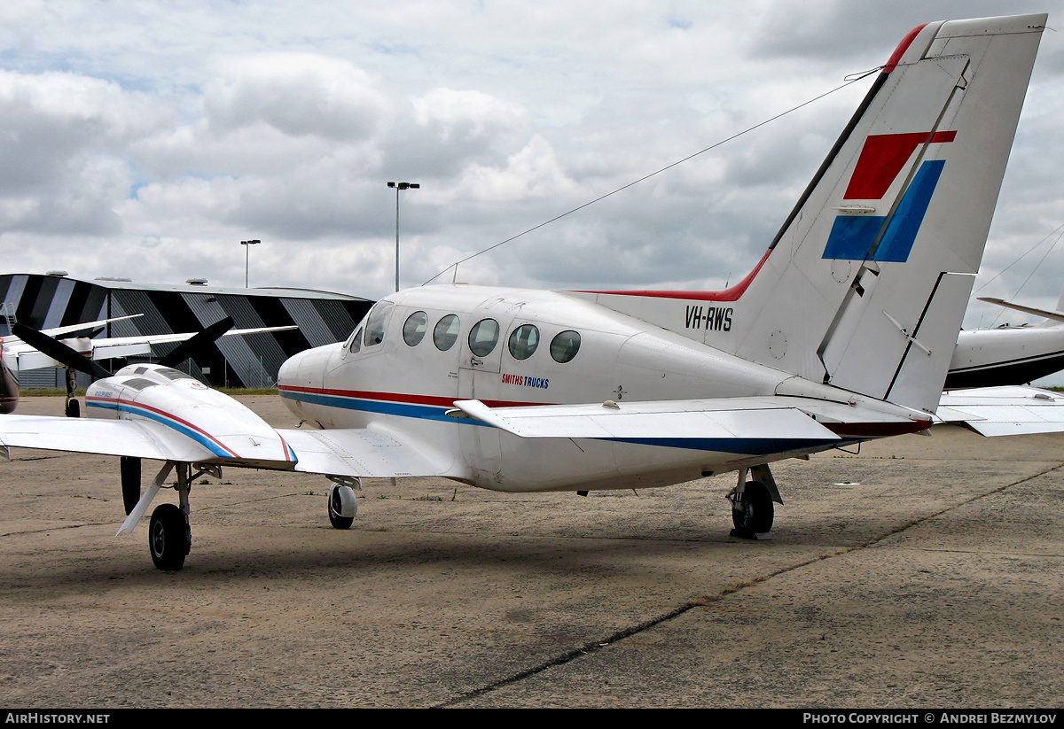 Aircraft Photo of VH-RWS | Cessna 421C Golden Eagle | Smith's Trucks | AirHistory.net #77731