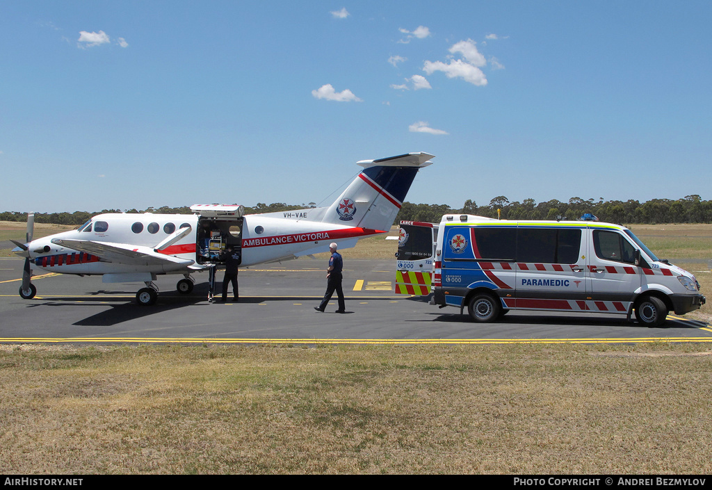 Aircraft Photo of VH-VAE | Hawker Beechcraft B200C King Air | Ambulance Victoria | AirHistory.net #77750