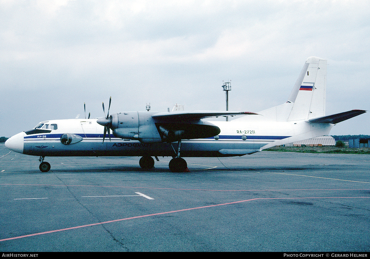Aircraft Photo of RA-27211 | Antonov An-26 | Aeroflot | AirHistory.net #77751