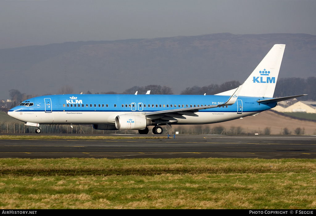 Aircraft Photo of PH-BXC | Boeing 737-8K2 | KLM - Royal Dutch Airlines | AirHistory.net #77755