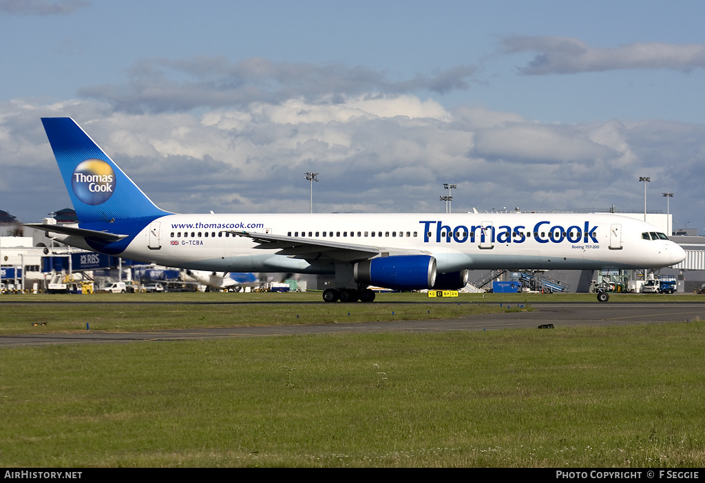 Aircraft Photo of G-TCBA | Boeing 757-28A | Thomas Cook Airlines | AirHistory.net #77762