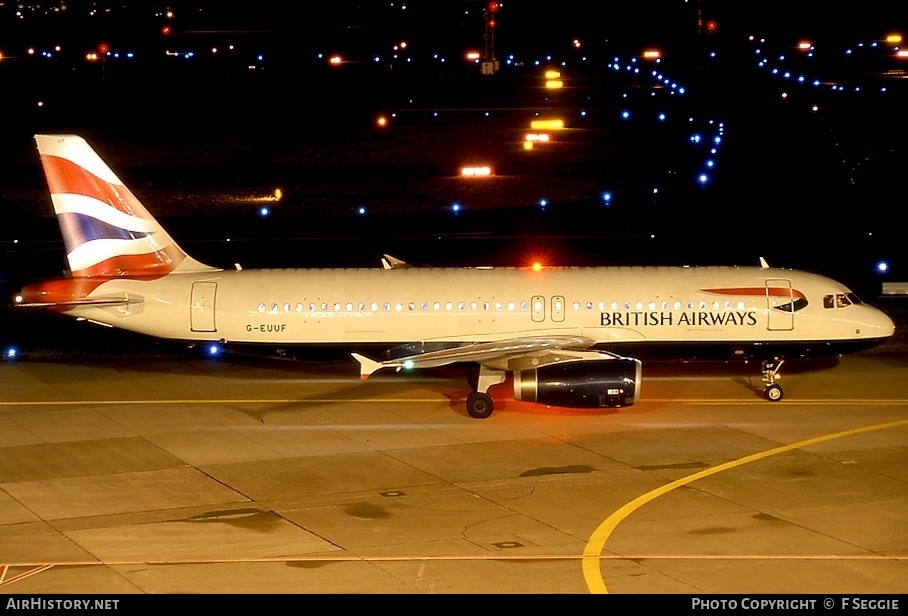 Aircraft Photo of G-EUUF | Airbus A320-232 | British Airways | AirHistory.net #77776