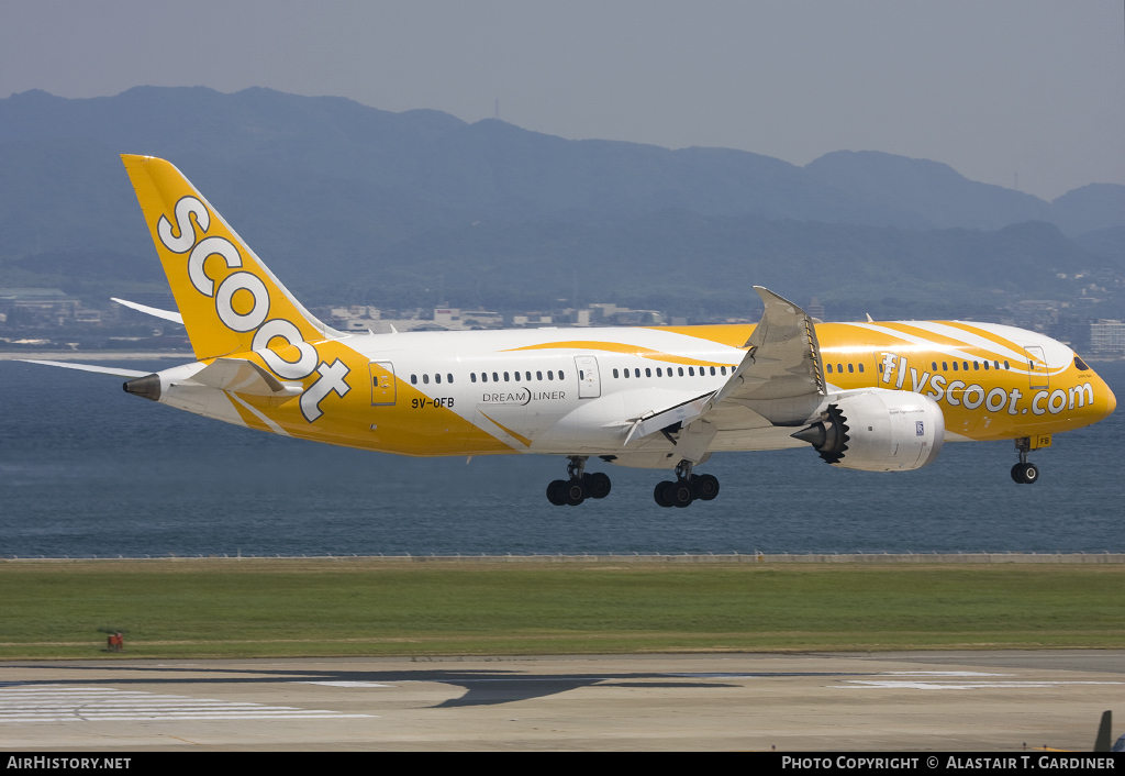 Aircraft Photo of 9V-OFB | Boeing 787-8 Dreamliner | Scoot | AirHistory.net #77781