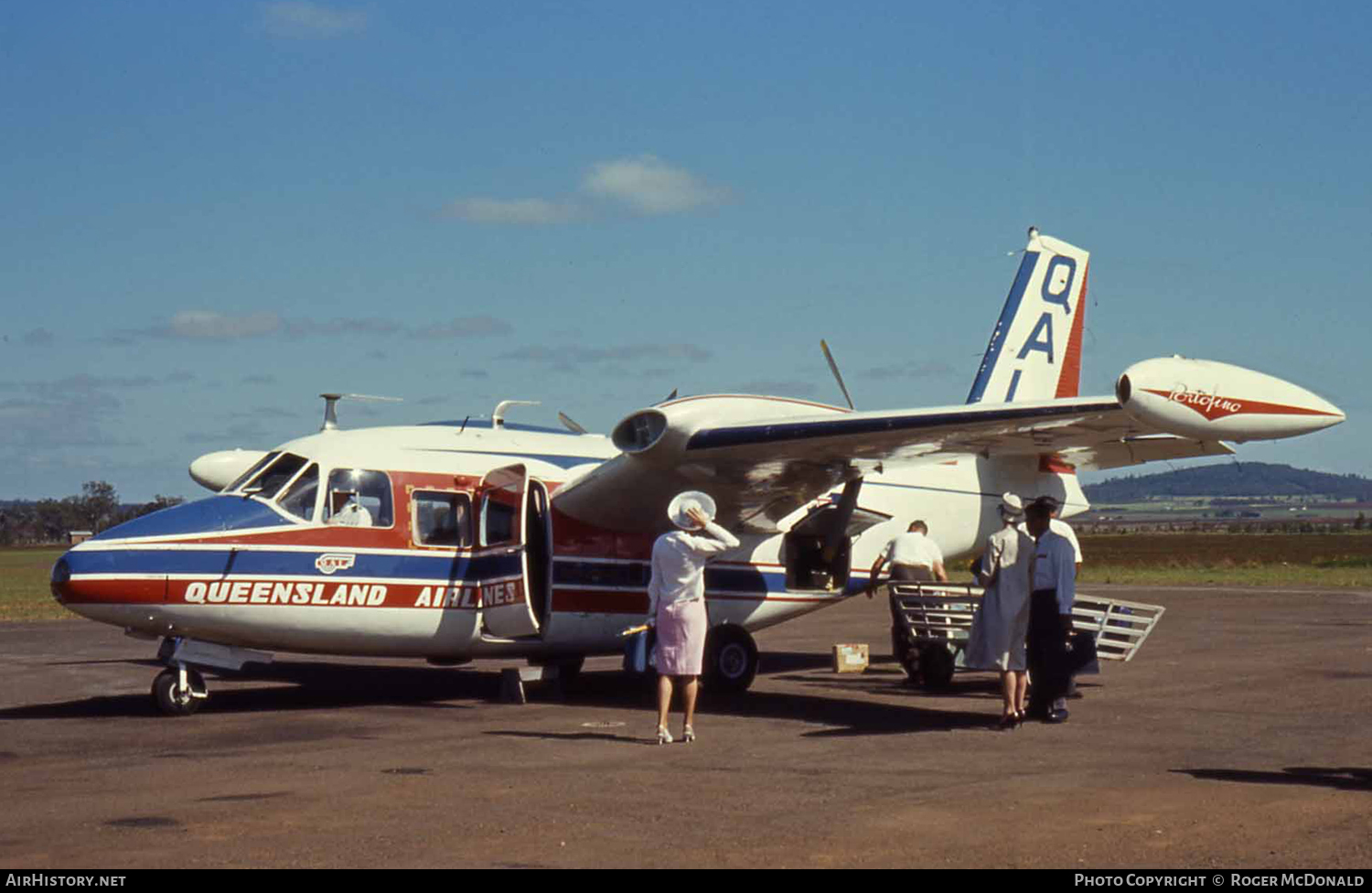 Aircraft Photo of VH-PQA | Piaggio P-166B Portofino | Queensland Airlines - QAL | AirHistory.net #77788