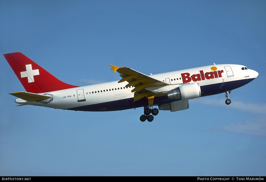 Aircraft Photo of HB-IPM | Airbus A310-325/ET | Balair | AirHistory.net #77790