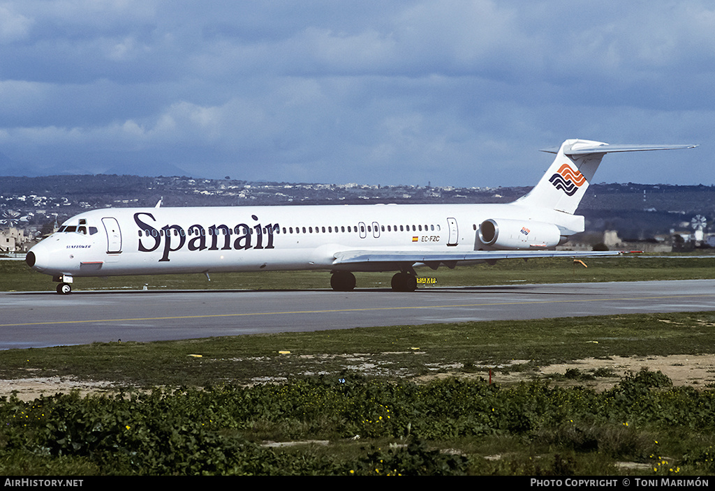 Aircraft Photo of EC-FZC | McDonnell Douglas MD-83 (DC-9-83) | Spanair | AirHistory.net #77792