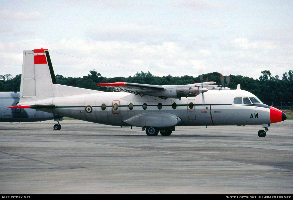 Aircraft Photo of 80 | Aerospatiale N-262D-51 Fregate | France - Air Force | AirHistory.net #77809