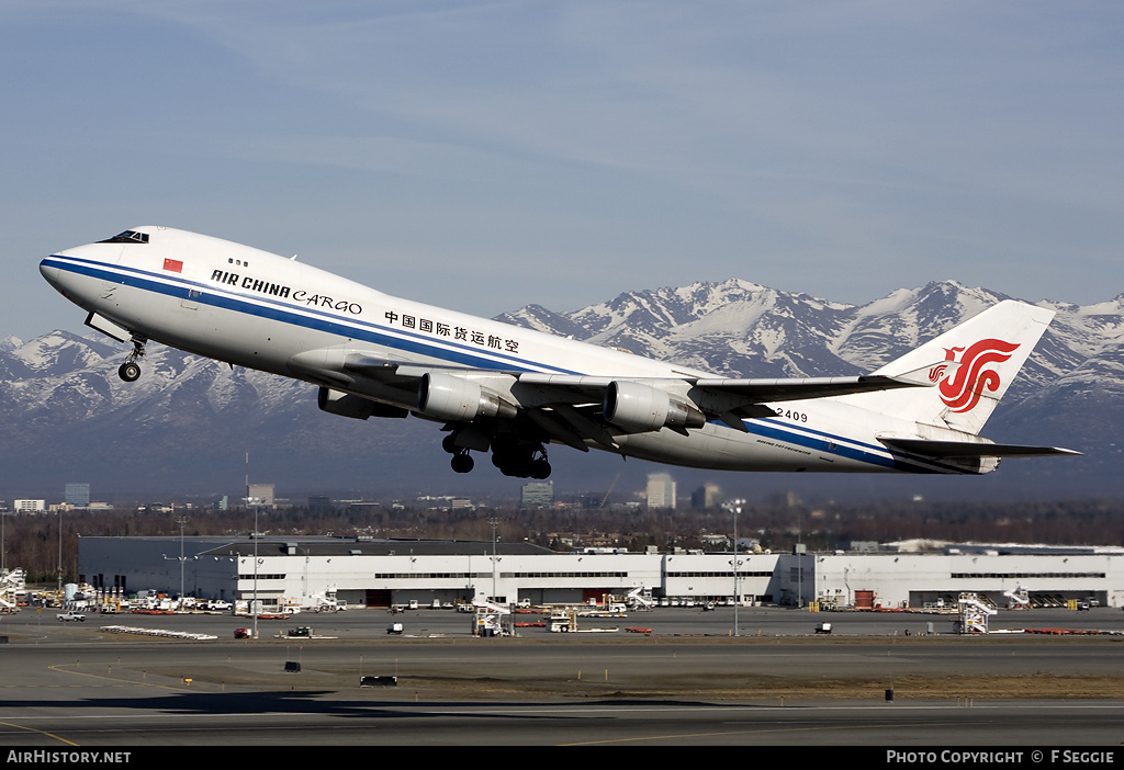 Aircraft Photo of B-2409 | Boeing 747-412F/SCD | Air China Cargo | AirHistory.net #77810