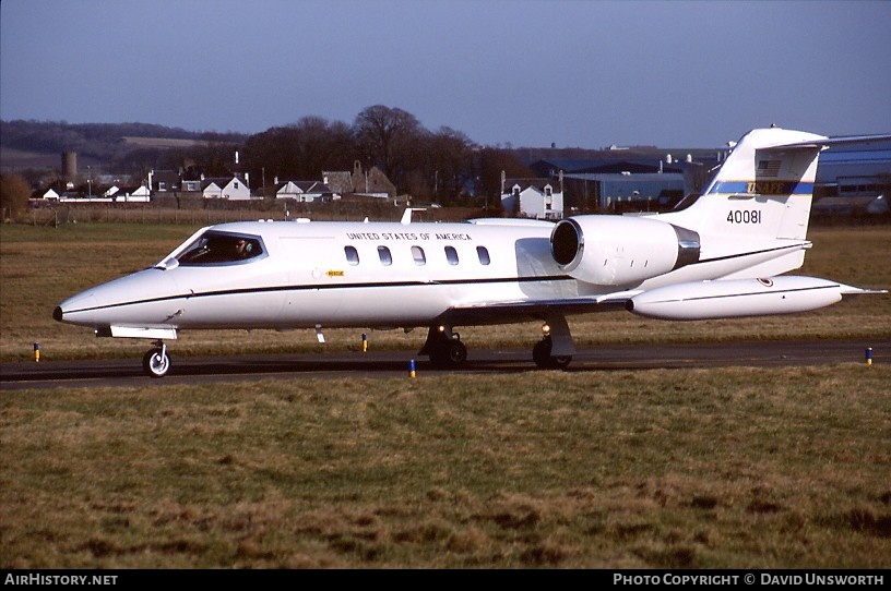Aircraft Photo of 84-0081 / 40081 | Gates Learjet C-21A (35A) | USA - Air Force | AirHistory.net #77813
