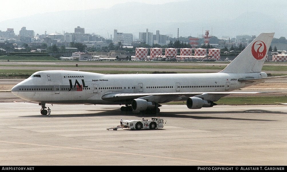 Aircraft Photo of JA8164 | Boeing 747-146B/SR | Japan Airlines - JAL | AirHistory.net #77837