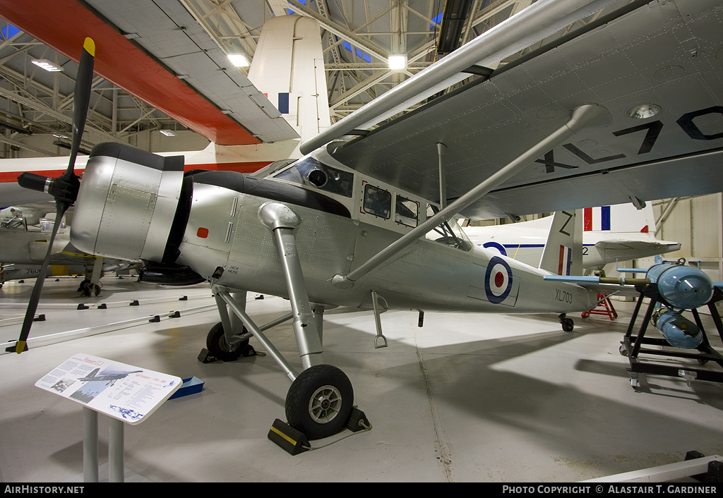 Aircraft Photo of XL703 | Scottish Aviation Pioneer CC.1 | UK - Air Force | AirHistory.net #77840