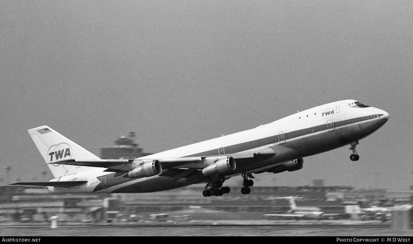 Aircraft Photo of N93109 | Boeing 747-131 | Trans World Airlines - TWA | AirHistory.net #77850
