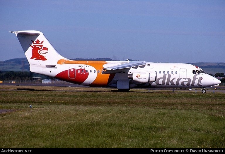 Aircraft Photo of SE-DRA | British Aerospace BAe-146-200 | Braathens Malmö Aviation | AirHistory.net #77881