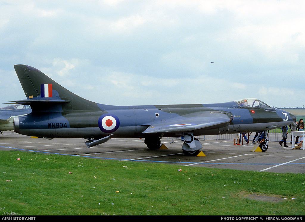 Aircraft Photo of WN904 | Hawker Hunter F2 | UK - Air Force | AirHistory.net #77884