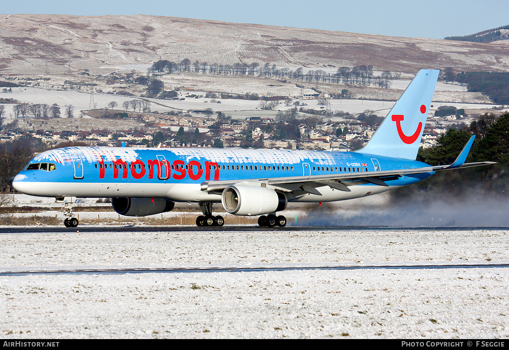 Aircraft Photo of G-OOBH | Boeing 757-236 | Thomson Airways | AirHistory.net #77889