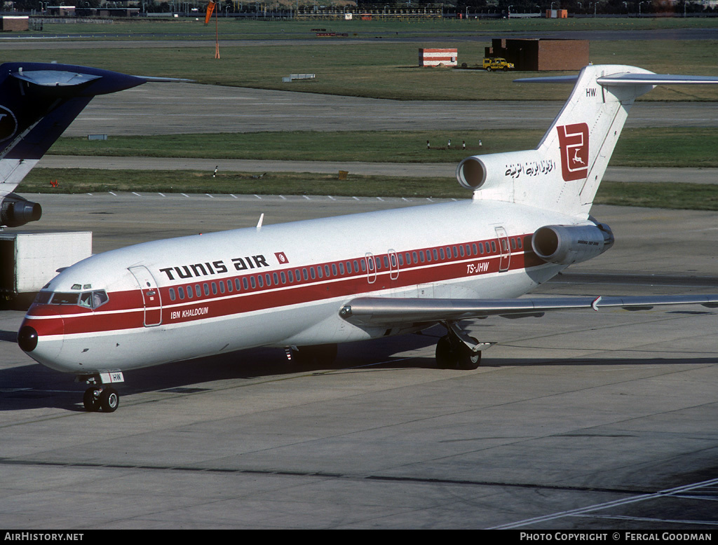 Aircraft Photo of TS-JHW | Boeing 727-2H3/Adv | Tunis Air | AirHistory.net #77893