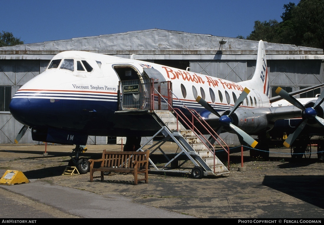 Aircraft Photo of G-APIM | Vickers 806 Viscount | British Air Ferries - BAF | AirHistory.net #77897