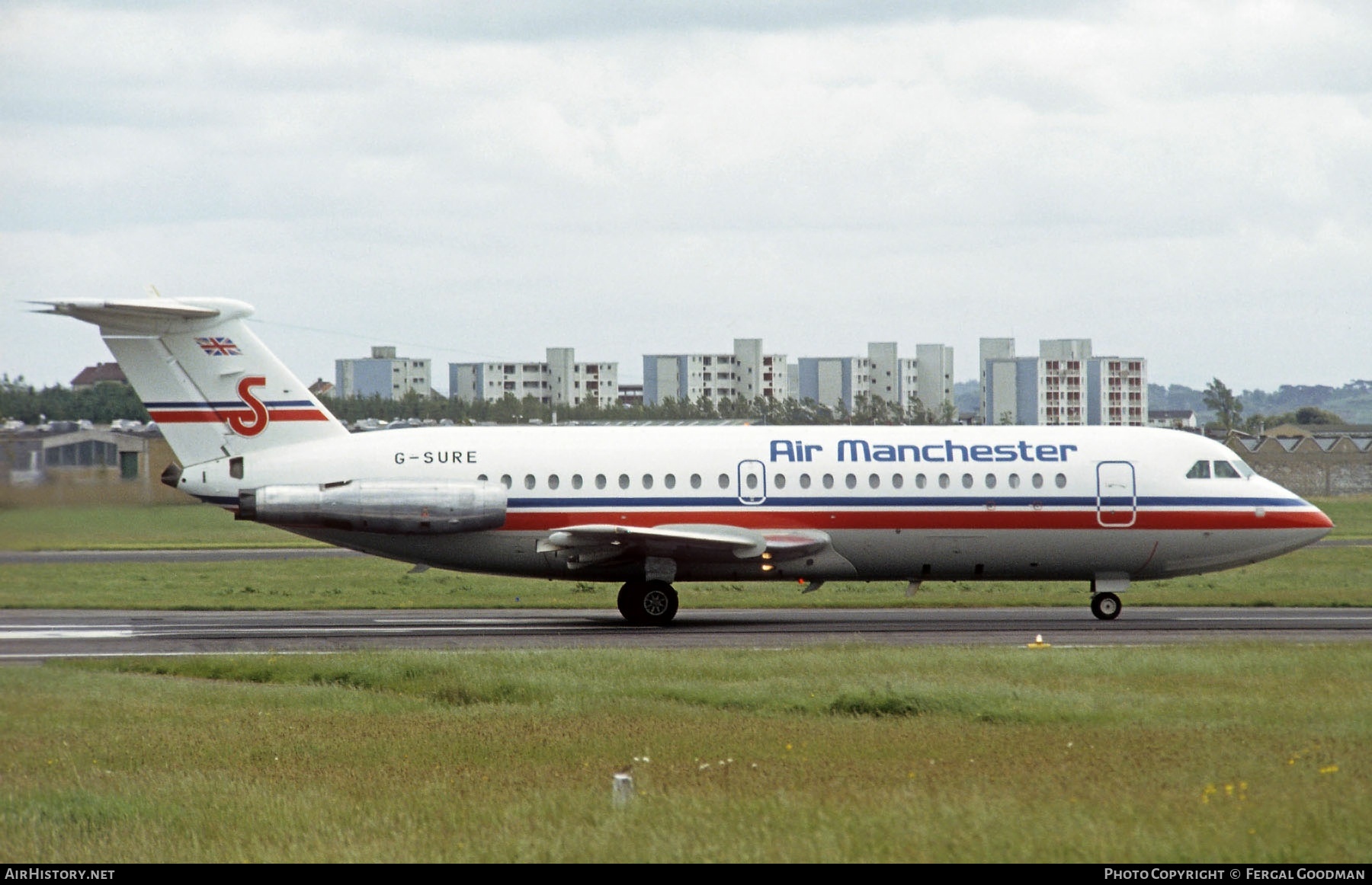 Aircraft Photo of G-SURE | BAC 111-416EK One-Eleven | Air Manchester | AirHistory.net #77898