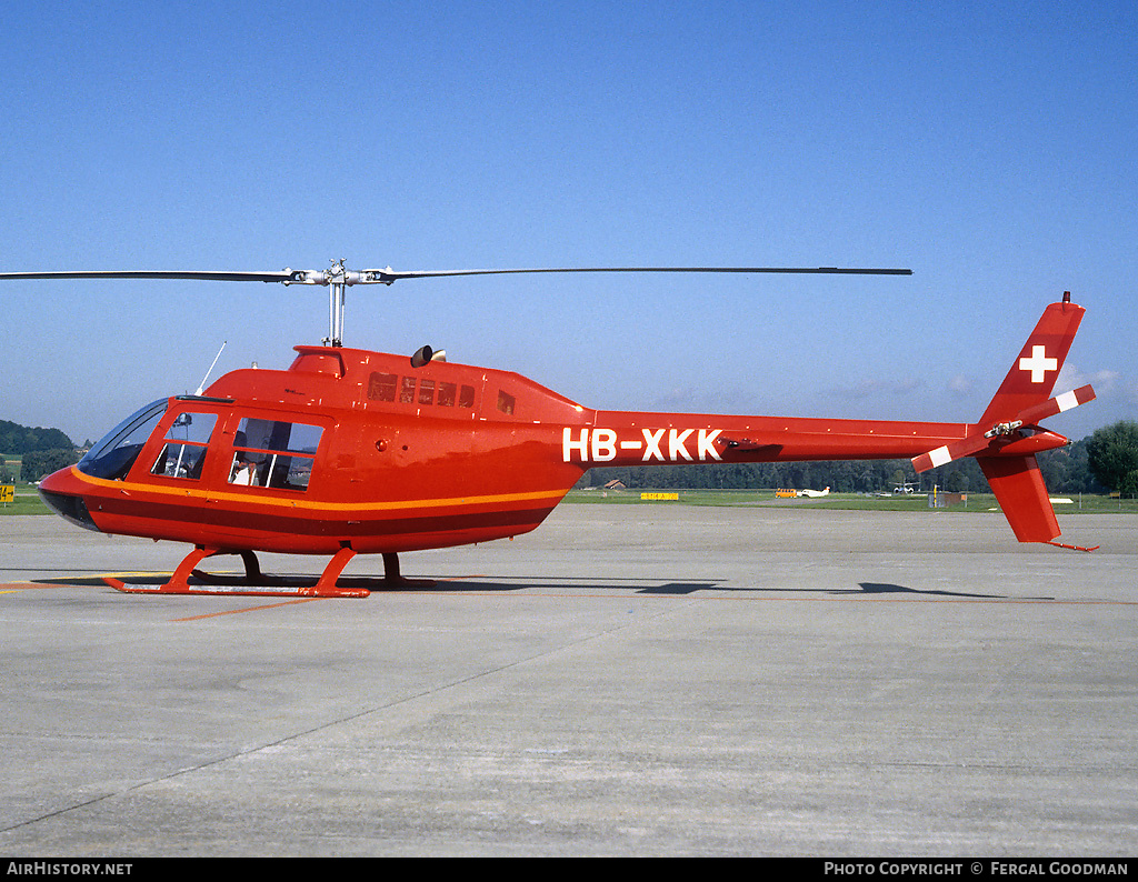 Aircraft Photo of HB-XKK | Bell 206A JetRanger | AirHistory.net #77899