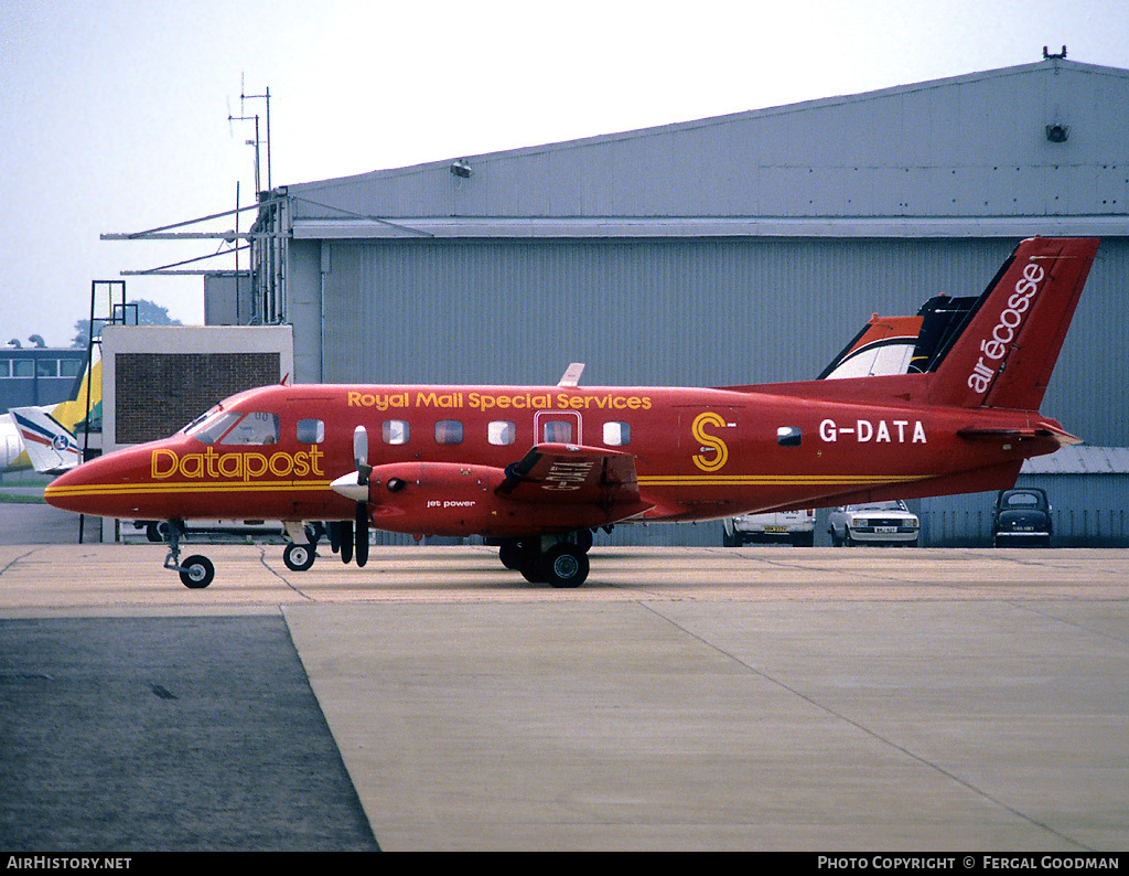 Aircraft Photo of G-DATA | Embraer EMB-110P2 Bandeirante | Datapost | AirHistory.net #77909