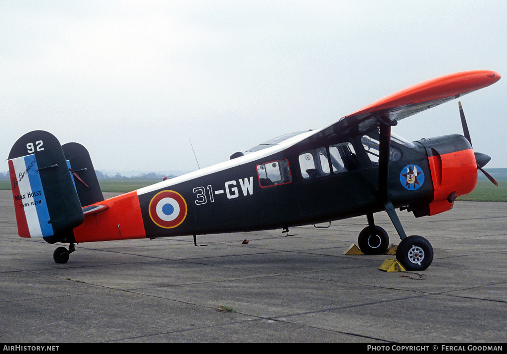 Aircraft Photo of G-BJGW / 92 | Max Holste MH.1521M Broussard | France - Air Force | AirHistory.net #77920
