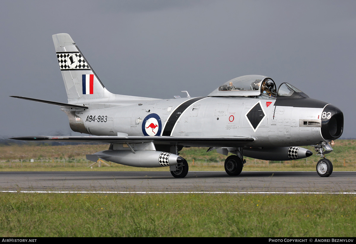 Aircraft Photo of VH-IPN / A94-983 | Commonwealth CA-27 Sabre Mk32 | Australia - Air Force | AirHistory.net #77936