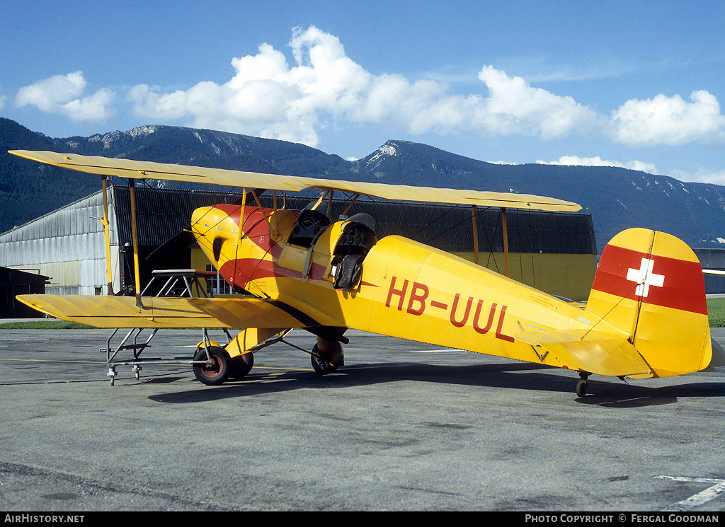 Aircraft Photo of HB-UUL | Dornier Bü-131B Jungmann | AirHistory.net #77947