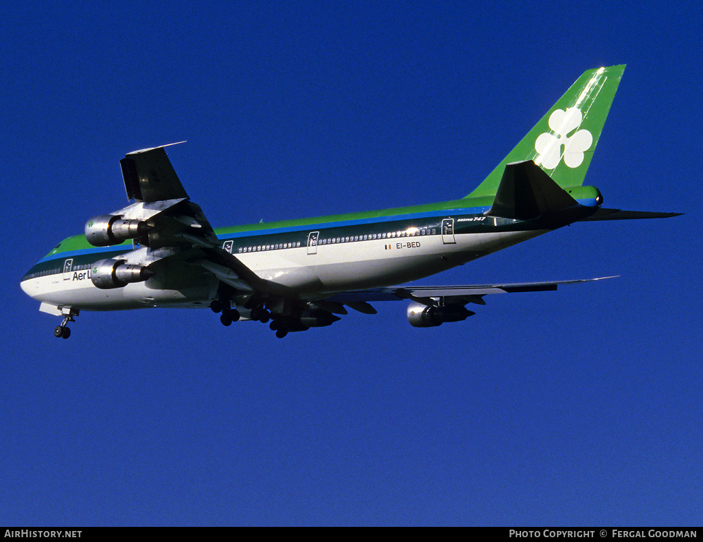 Aircraft Photo of EI-BED | Boeing 747-130 | Aer Lingus | AirHistory.net #77976