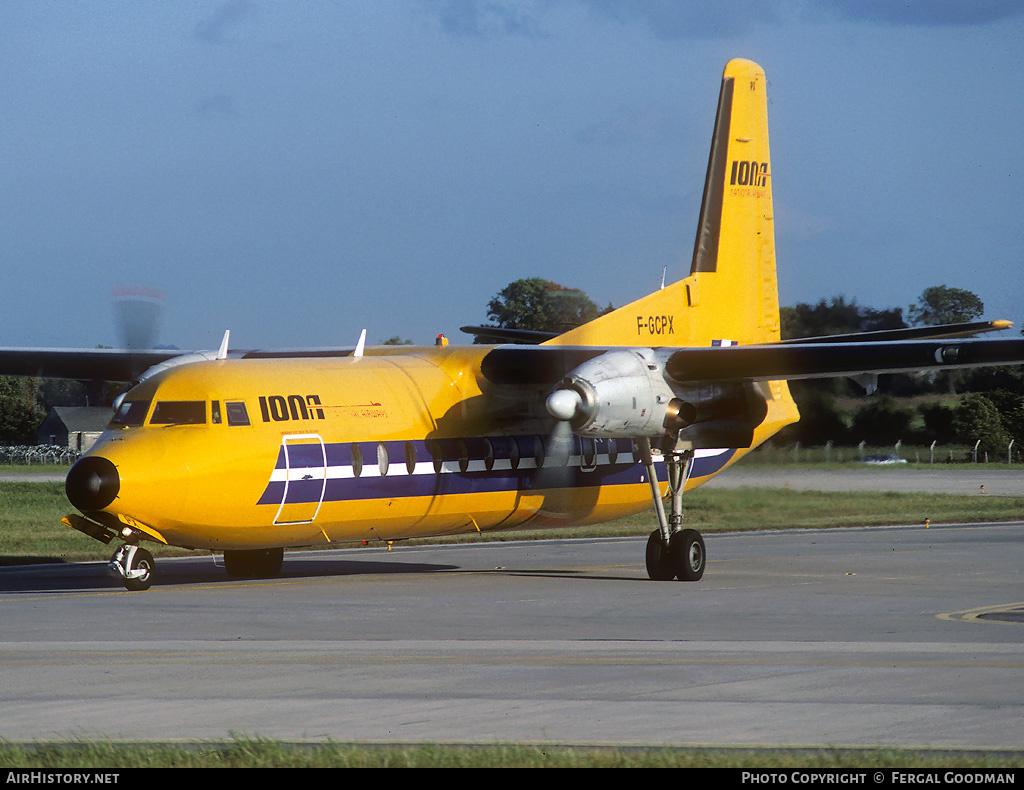Aircraft Photo of F-GCPX | Fairchild Hiller FH-227B | Iona National Airways | AirHistory.net #78006