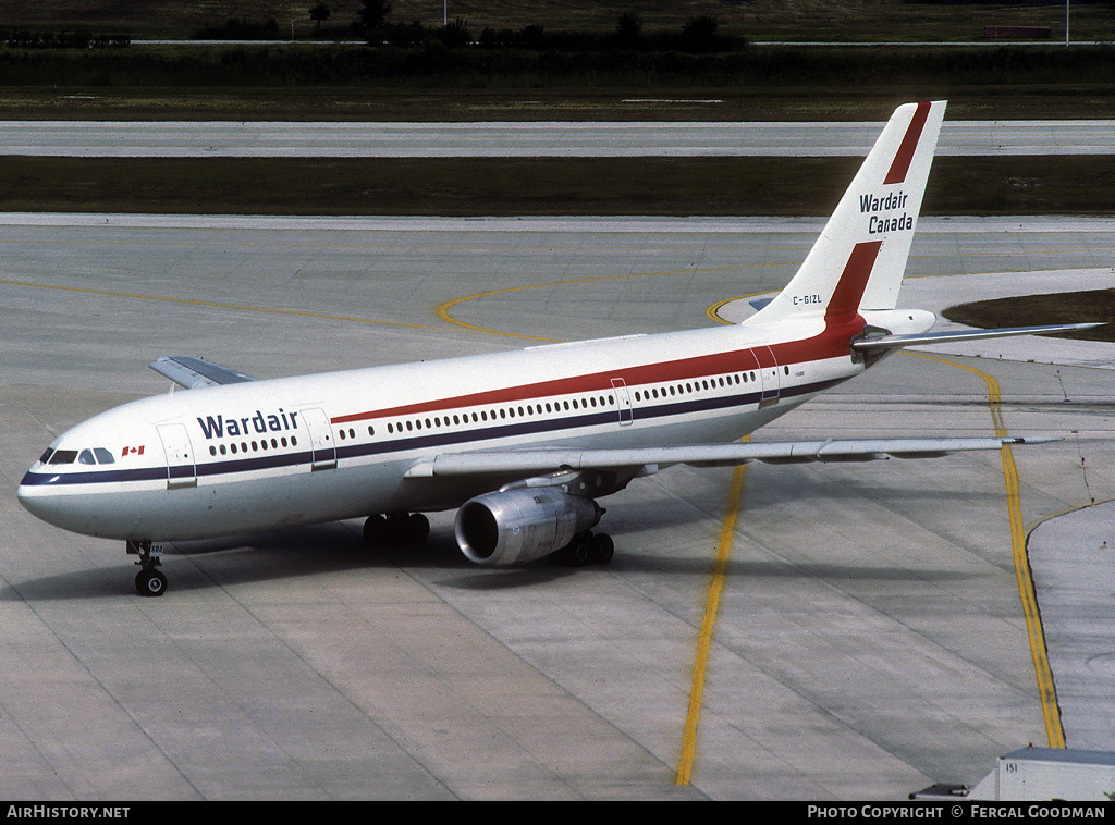Aircraft Photo of C-GIZL | Airbus A300B4-203 | Wardair Canada | AirHistory.net #78011