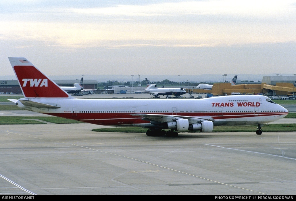 Aircraft Photo of N301TW | Boeing 747-282B | Trans World Airlines - TWA | AirHistory.net #78022