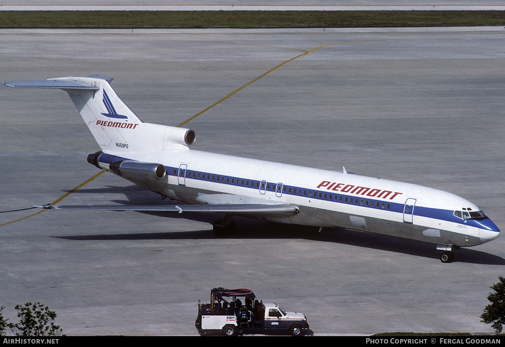 Aircraft Photo of N559PS | Boeing 727-214/Adv | Piedmont Airlines | AirHistory.net #78028