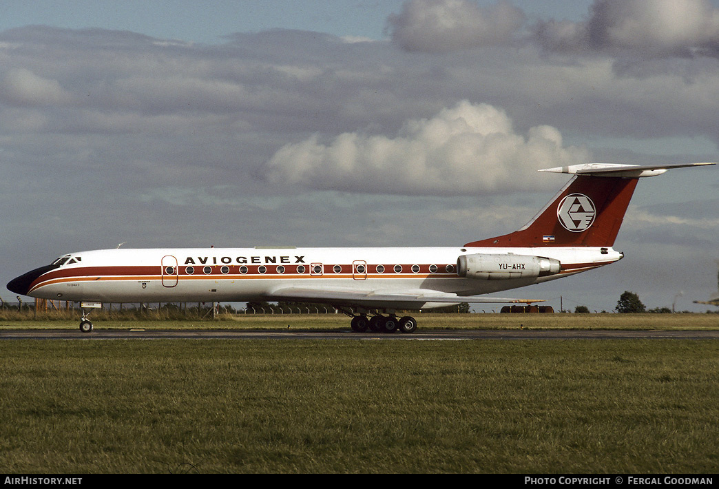 Aircraft Photo of YU-AHX | Tupolev Tu-134A | Aviogenex | AirHistory.net #78029