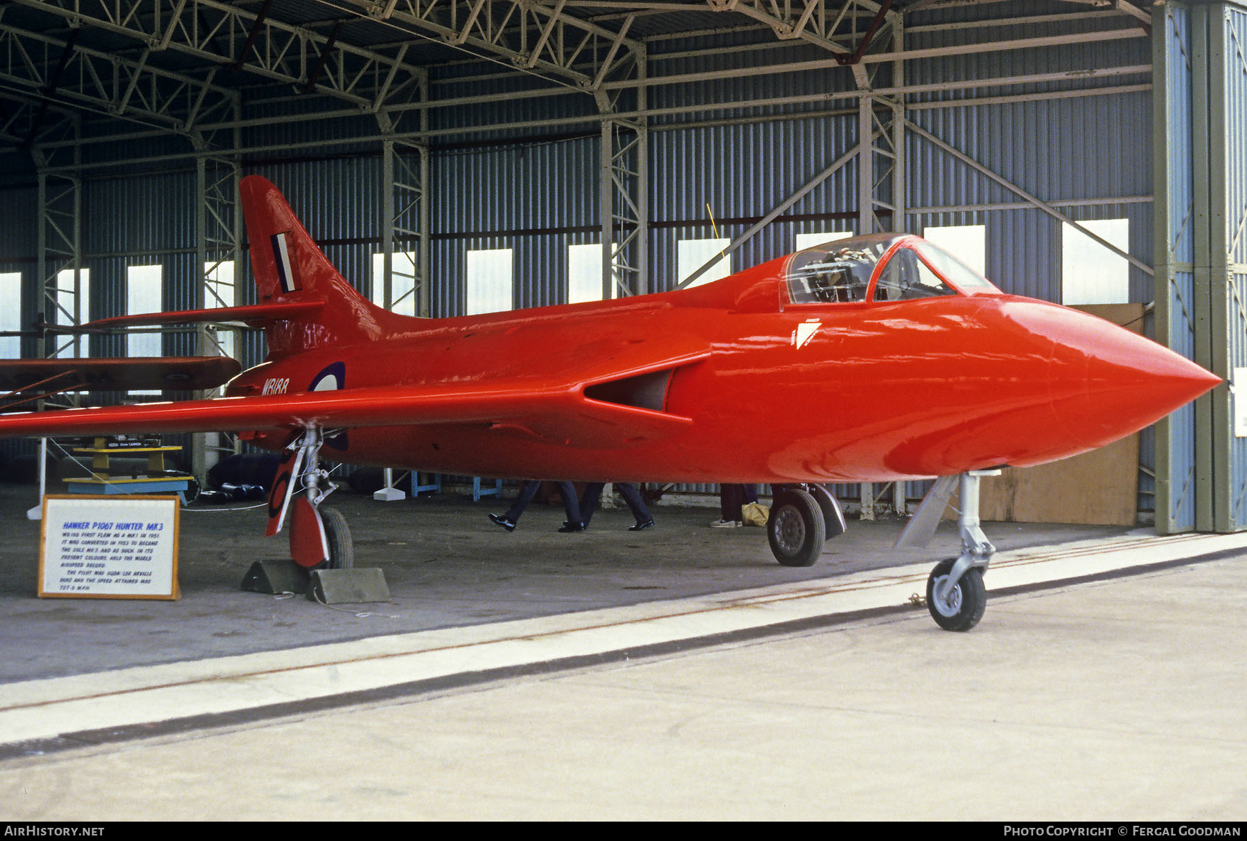 Aircraft Photo of WB188 | Hawker Hunter F3 | UK - Air Force | AirHistory.net #78030