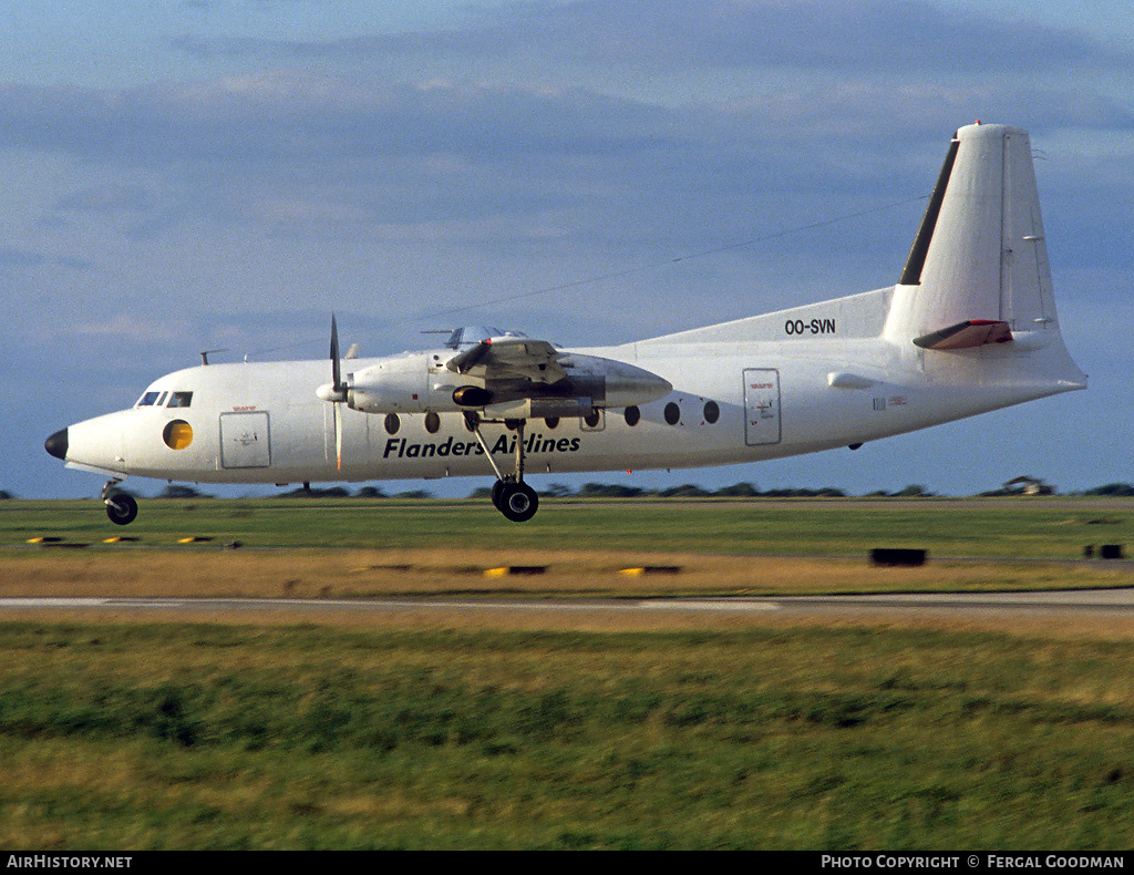 Aircraft Photo of OO-SVN | Fokker F27-100 Friendship | Flanders Airlines | AirHistory.net #78037