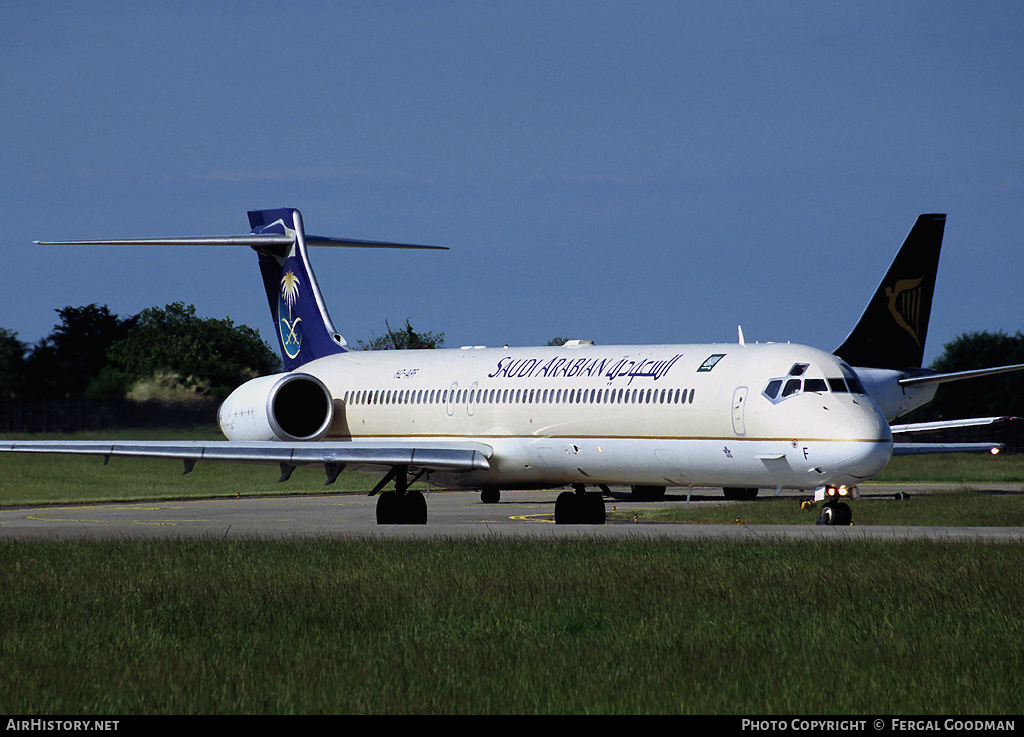 Aircraft Photo of HZ-APF | McDonnell Douglas MD-90-30 | Saudi Arabian Airlines | AirHistory.net #78040