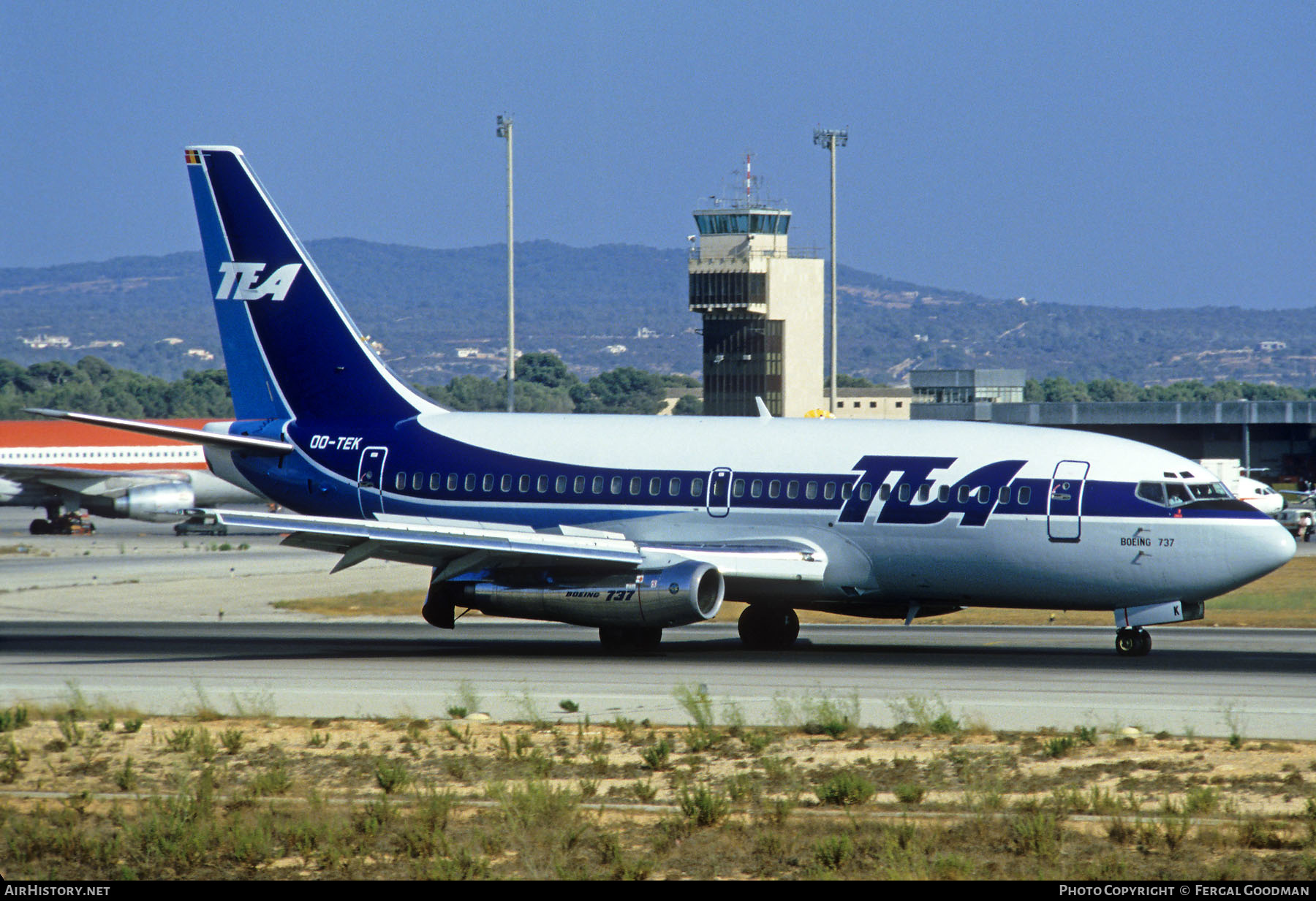 Aircraft Photo of OO-TEK | Boeing 737-2Q9/Adv | TEA - Trans European Airways | AirHistory.net #78043