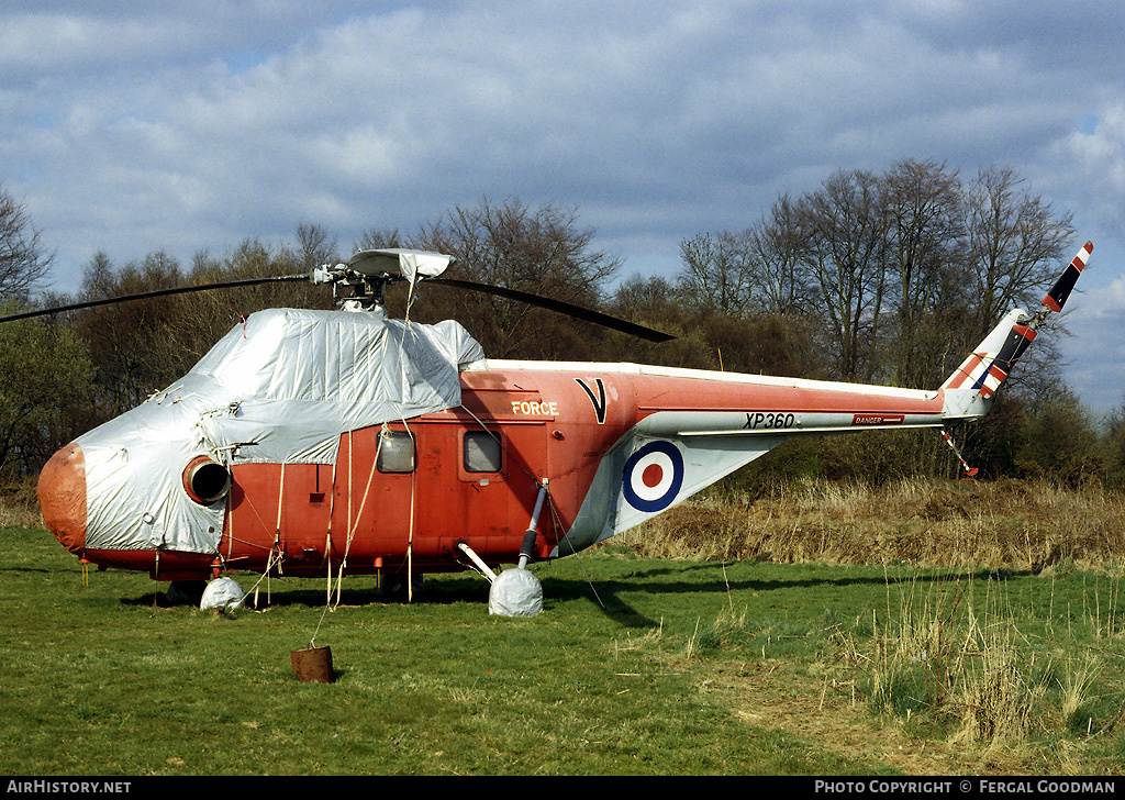 Aircraft Photo of XP360 | Westland WS-55-3 Whirlwind HAR10 | UK - Air Force | AirHistory.net #78063